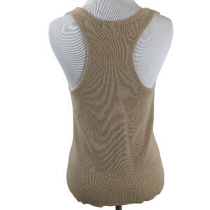 GAP Camel Cashmere Racerback Tank Top xs